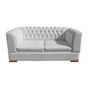 Ver imagem 1 de Sofá ChesterField Dubai 180M Corano Branco Sala/Recepção