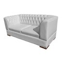 Ver imagem 2 de Sofá ChesterField Dubai 180M Corano Branco Sala/Recepção