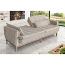 Ver imagem 3 de Sofá Cama Rivieira 2,70m em Suede Veludo Soft