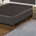 Ver imagem 2 de Base Cama Box Casal 1,38x1,88 Mts Cecilia Vilajo: Suede Crush Cacau