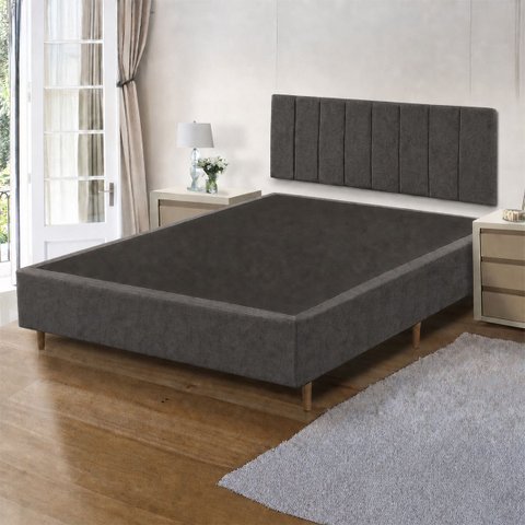 Base Cama Box Casal 1,38x1,88 Mts Cecilia Vilajo: Suede Crush Cacau