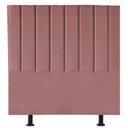 Ver imagem 1 de Cabeceira Cama Box Solteiro Queem Estofada Carla 100cm Linho:rosê