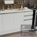 Ver mais imagens de Armário de Cozinha Completa 100% Mdf 310 Cm Smart 02 Xa Branco