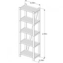 Ver imagem 4 de Estante Multiuso Madeira Maciça 5 Prateleiras Isadora