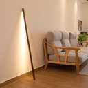 Ver imagem 4 de Luminária Decorativa de Piso Madeira Maciça Nogueira Americana