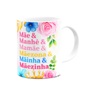 Ver imagem 2 de Caneca Floral Mães - Conhecida Carinhosamente Como...