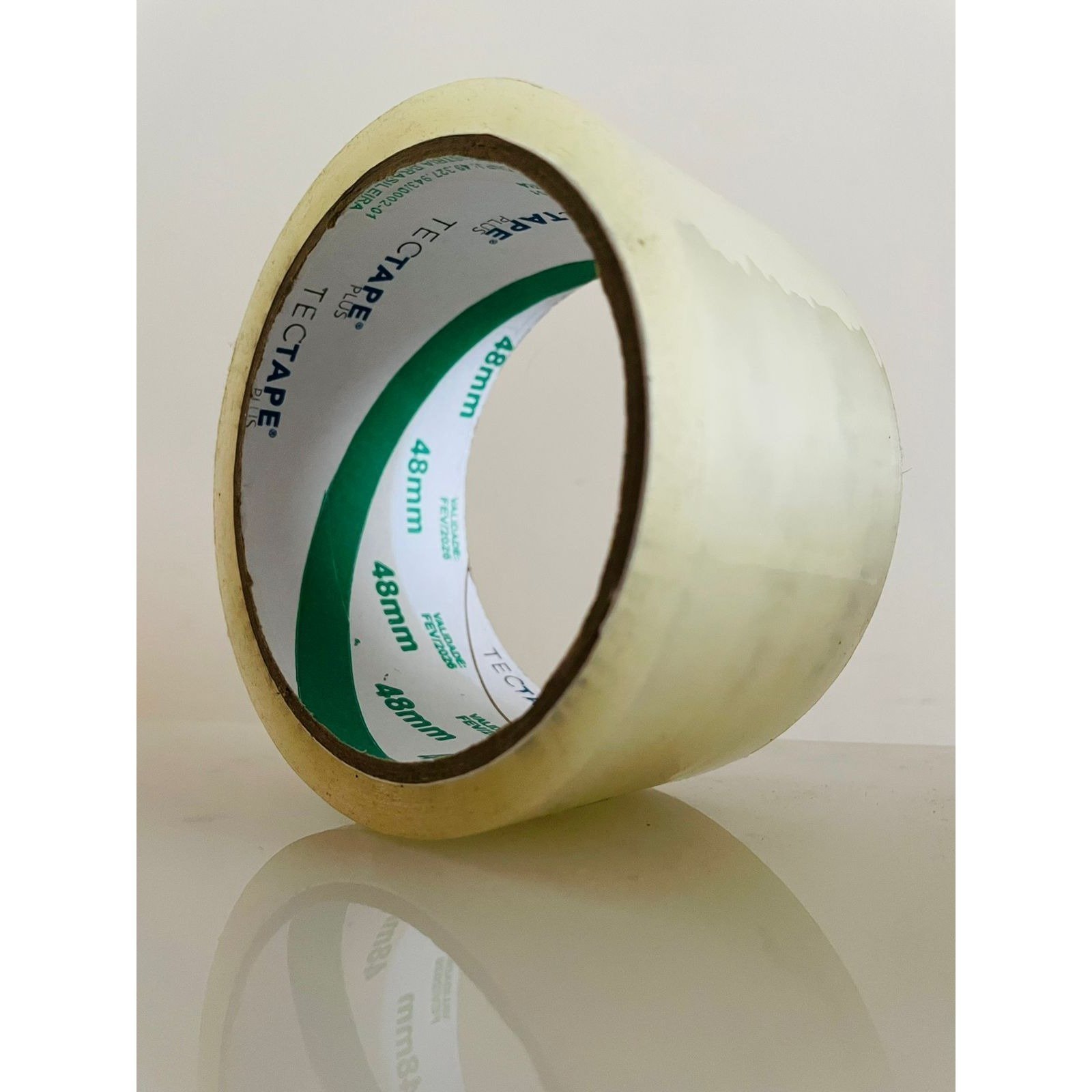 Kit 12 Fita Adesiva Transparente Empacotamento 48mmx100m Tectape - 3