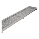 Ver imagem 3 de Ralo de Piso Alumínio Anodizado Ralo Linear 10x100 Grelha