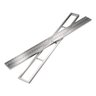 Ralo de Piso Alumínio Anodizado Ralo Linear 10x100 Grelha - 4