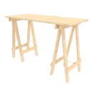 Ver imagem 2 de Escrivaninha Mesa Escritório Cavalete Madeira Macica Ms Colors