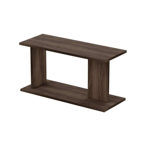 Mesa de Apoio Livn Nogal 30x25x65cm para Sala e Quarto