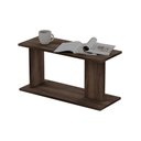 Ver imagem 4 de Mesa de Apoio Livn Nogal 30x25x65cm para Sala e Quarto