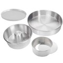 Ver imagem 1 de Kit 04 Formas Redonda N35,30,26,22 Pizza, Pudim e Bolo