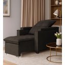 Ver imagem 1 de Poltrona Papai Reclinável Pulse Porta Copos Carregador Usb Marrom