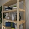 Expositor Para Escritório Madeira MDP Wood On Design Estante pinus multiuso - 7