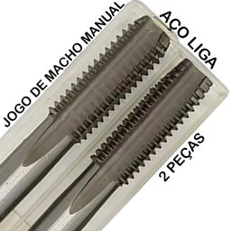 Jogo de Macho Manual Aço Liga - M16 X 1,5 + Broca 15mm - 2