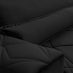 Sofá Retrátil/reclinável França 300cm Suede Velut com Molas no Assento - King House - 7