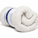 Ver imagem 3 de Cobertor Manta Solteiro Peseira para Cama Sofá Antialérgica Bouclé Branco 1,50x2,00m - Camesa