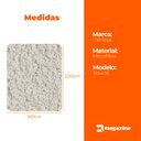 Ver imagem 4 de Cobertor Manta Solteiro Peseira para Cama Sofá Antialérgica Bouclé Branco 1,50x2,00m - Camesa