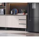 Ver imagem 2 de Balcão de Cozinha para Pia 120 Cm 2 Portas 3 Gavetas Quiditá Fumê