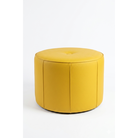 Puff Turim Premium Design Moderno Luxo - Corano:Amarelo