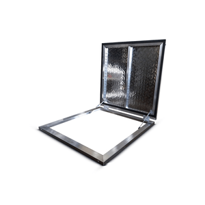 Tampa Casa de Maquinas Simples 90x90 Cm Cinza - Conceito Tampas