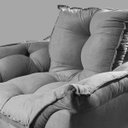Ver imagem 3 de Poltrona Decorativa Opala:cinza