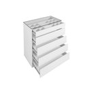 Ver imagem 5 de Cômoda Organizadora Ellie 5 Gavetas Branco - D’Rossi