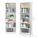 Ver imagem 2 de Conjunto 2 Estantes Livreiro Birmingham Branco