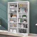 Ver imagem 1 de Conjunto 2 Estantes Livreiro Birmingham Branco