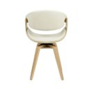 Ver imagem 6 de Kit 2 Cadeiras de Jantar Nicole Homenow Madeira Cor:bege Natural