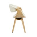 Ver imagem 4 de Kit 2 Cadeiras de Jantar Nicole Homenow Madeira Cor:bege Natural