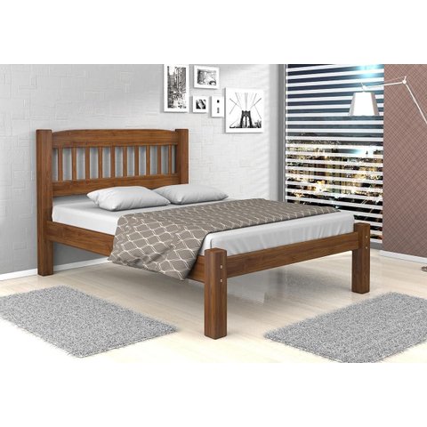 Cama casal madeira - retamod02