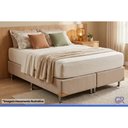 Ver imagem 2 de Cama Box Base Viúva Ortobom Suede Clean 108x198x23