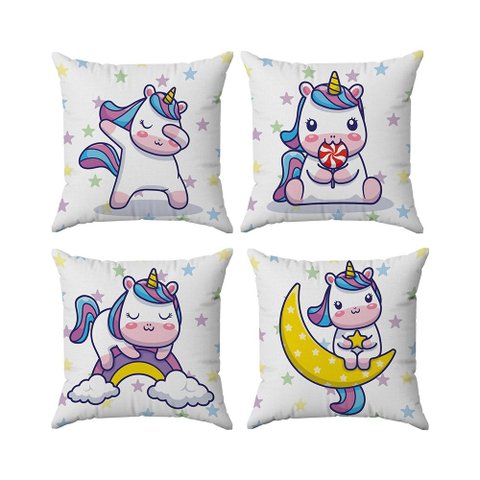 Kit Capas Almofadas Decorativas Infantil 2 45x45 - ID Decor