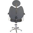 Ver imagem 3 de Cadeira Fixa Hidráulica de Salão de Beleza - Cabeleireiro e Barbearia - Preto