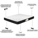 Ver imagem 4 de Colchão Casal Espuma D33 138x188x23cm One Face Black&amp;white Air - Castor