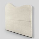 Ver imagem 4 de Cabeceira Orgânica Casal Estofada para Cama Box Bouclé Serena com Frame