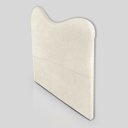 Ver imagem 3 de Cabeceira Orgânica Casal Estofada para Cama Box Bouclé Serena com Frame