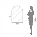 Ver imagem 4 de Espelho Decorativo Orgânico 90cm Mdf Dalla Costa Casa Lar Cor:preto Fosco