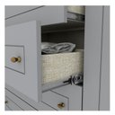 Ver imagem 4 de Guarda Roupa Casal Nova York 6 Portas Cinza – Henn