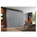 Ver imagem 6 de Guarda Roupa Casal Nova York 6 Portas Cinza – Henn