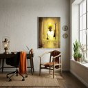 Ver imagem 2 de Quadro Decorativo Preto Velho - Entidade da Umbanda-70x50cm:moldura Preta
