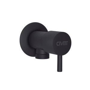 Registro de metal ducha black preto fosco Civitt