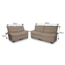 Ver imagem 3 de Conjunto Sofá Coliseu 3 e 2 Lugares Bouclê - King House