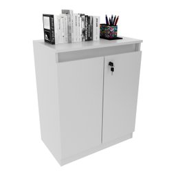 Balcão Escritório com Chave Multimóveis Cr25046 Branco - 2