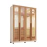 Guarda-roupas Reflecta 100% Mdf Tuboarte 4 Portas 6 Gavetas C/ Kit de Espelhos e Pés - 4