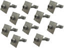 Ver imagem 1 de Kit 10 Unidades de Fixador Intermediário para Painel Solar Grampo Aluminio e Parafuso Allen Marte