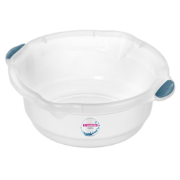 Bacia de Plastico 14 Litros Sanremo Transparente Reforçada - 1