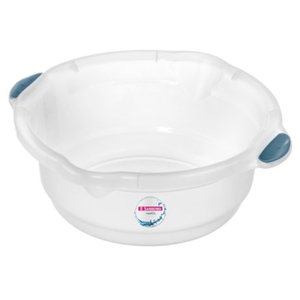 Bacia de Plastico 14 Litros Sanremo Transparente Reforçada